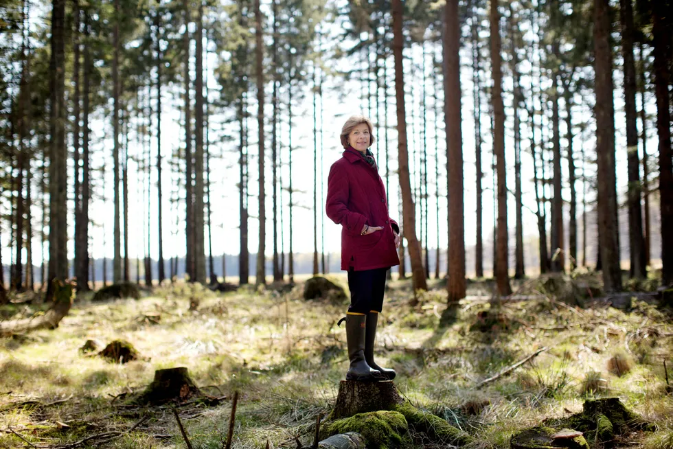 Skogeieren Mille-Marie Treschow døde lørdag kveld.