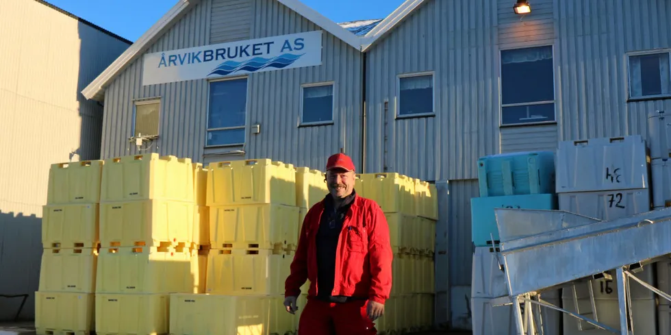 Formann Sigmund Jørgensen på Årvikbruket AS på Arnøya i Skjervøy kommune.