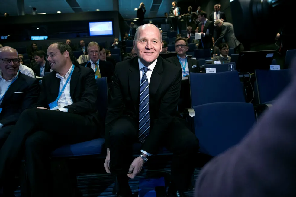 Telenor-sjef Sigve Brekke er ikke bekymret for milliardnedskrivningen av teknologiselskapet Tapad. – Her møter innovasjon regnskapspraksis, og man bør ikke lese for mye inn i det, sier han. Foto: Elin Høyland