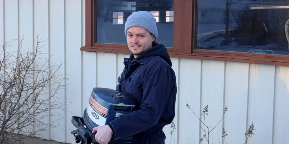 Industrimekaniker Oscar Gurney fra Fredrikstad er veldig glad for at han nå har fått jobbtilbud i Vest-Finnmark