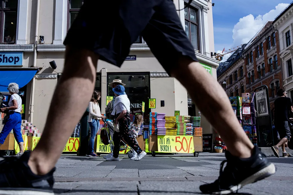 Boklageret kom inn i bokmarkedet i 2012 med løfter om å utfordre forlagenes politikk på fastpris og å presse prisene ned. Her fra selskapets butikk i Karl Johans gate. Foto: Fredrik Bjerknes