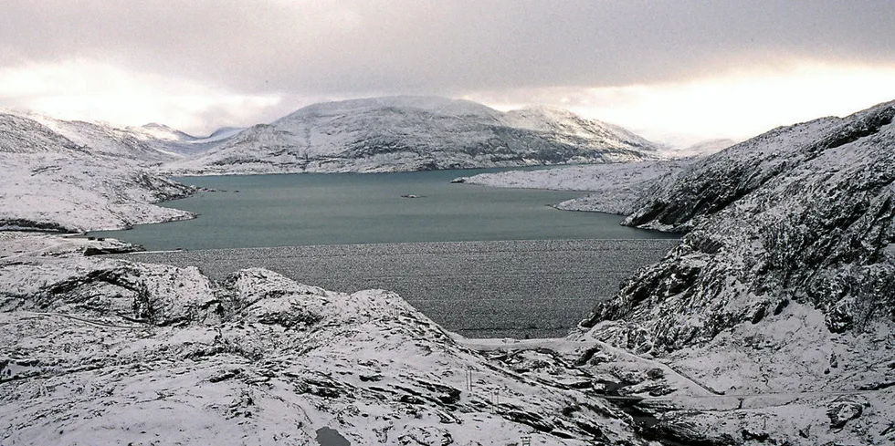 Storglomvassdammen.