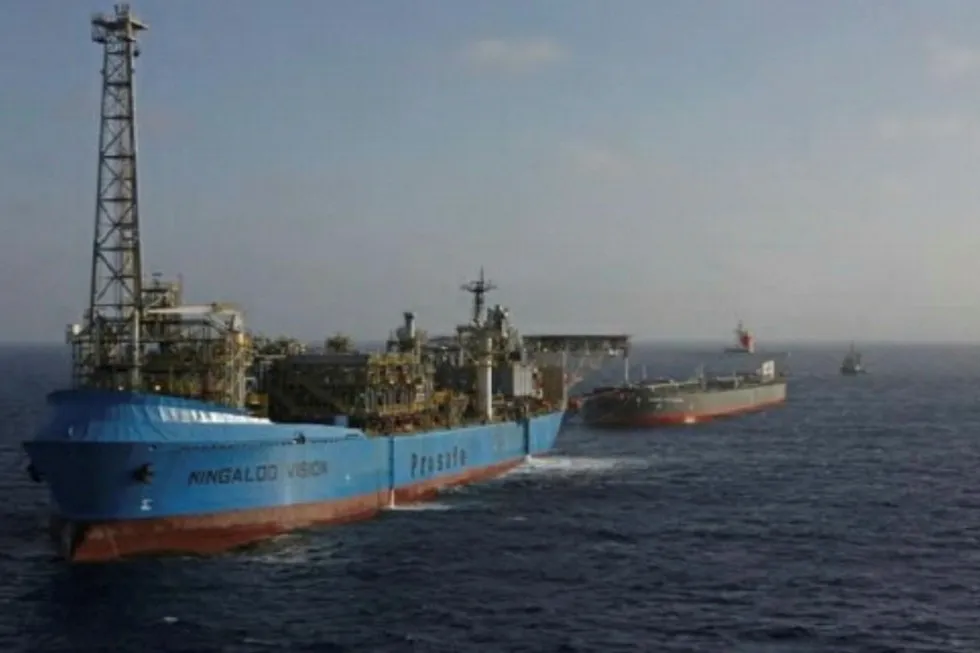 Offline: the Ningaloo Vision FPSO handles production from the Van Gogh, Coniston and Novara fields