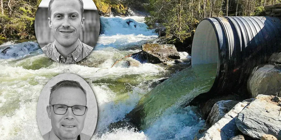 Tage Karlsen og Petter Skogvoll. Tage Karlsen og Petter Skogvoll.