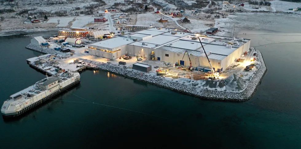 Settefiskanlegget til NRS i Dåfjord, Troms.