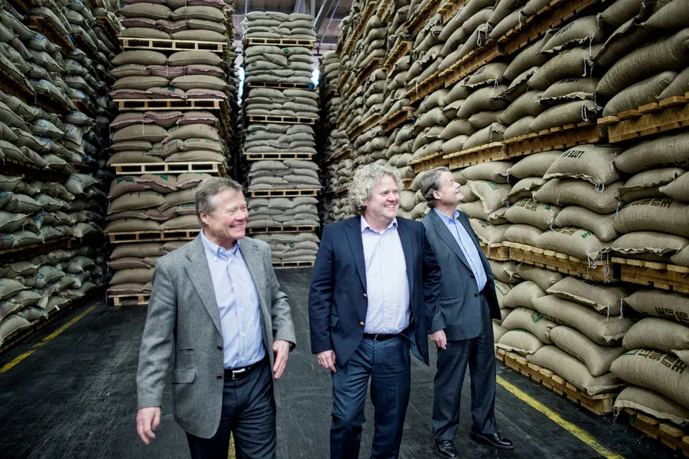 Fra venstre er Torbjørn, Johan og Knut Hartvig Johannson. Familien er største eier i Norgesgruppen og investerer nå over 100 millioner kroner i boligutviklingsselskapet Solon Eiendom.
