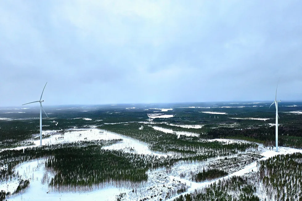 Aneo har kjøpt Kokkoneva vindpark i Finland.