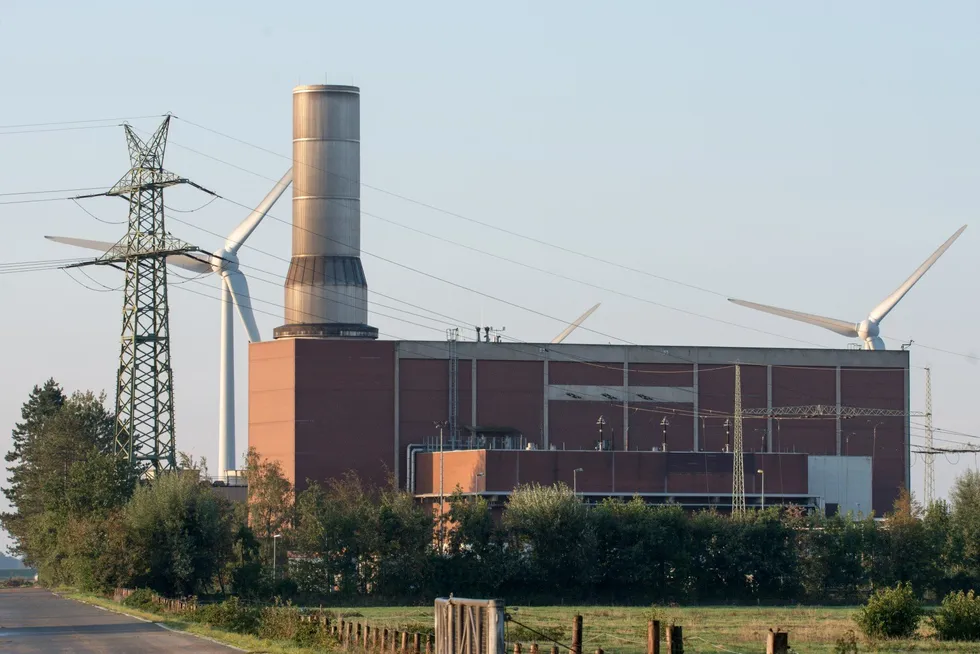 Existing Huntorf gas-fired power station, where Uniper and EWE plan to build the CHESS green hydrogen project