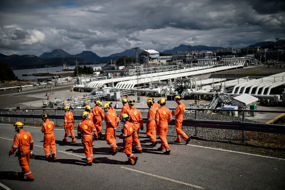 Her, på gassterminalen i Nyhamna, kunne noe av gassen fra Shells Linnorm-felt havnet. Men nå er det full uenighet om prosjektet mellom Shell og Petoro på den ene siden, og Equinor og Total på den andre.