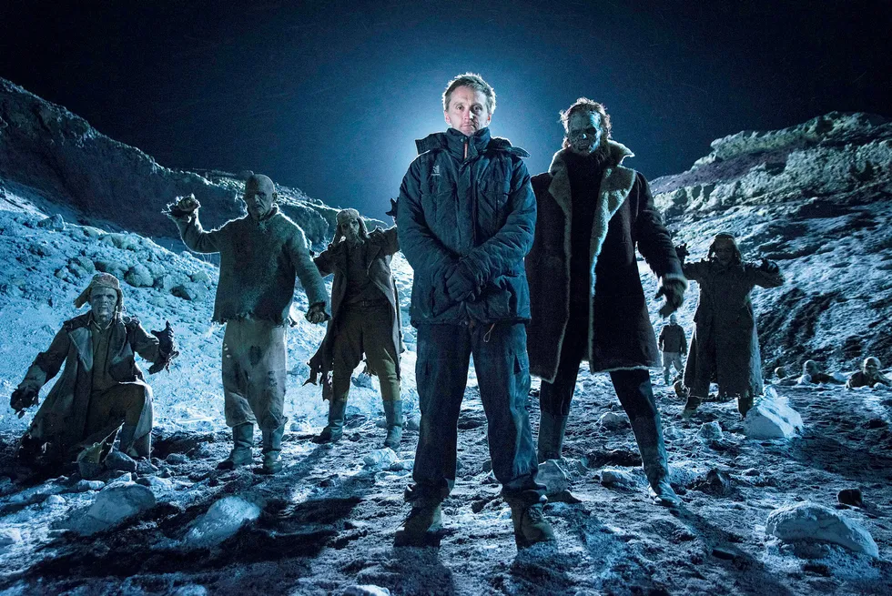 Luften siver ut av regissør Tommy Wirkolas produksjonsselskap Tappeluft Pictures. Her fra settet til zombiefilmen «Død snø 2», den siste filmen Tappeluft hadde på kino. Foto: Tappeluft Pictures