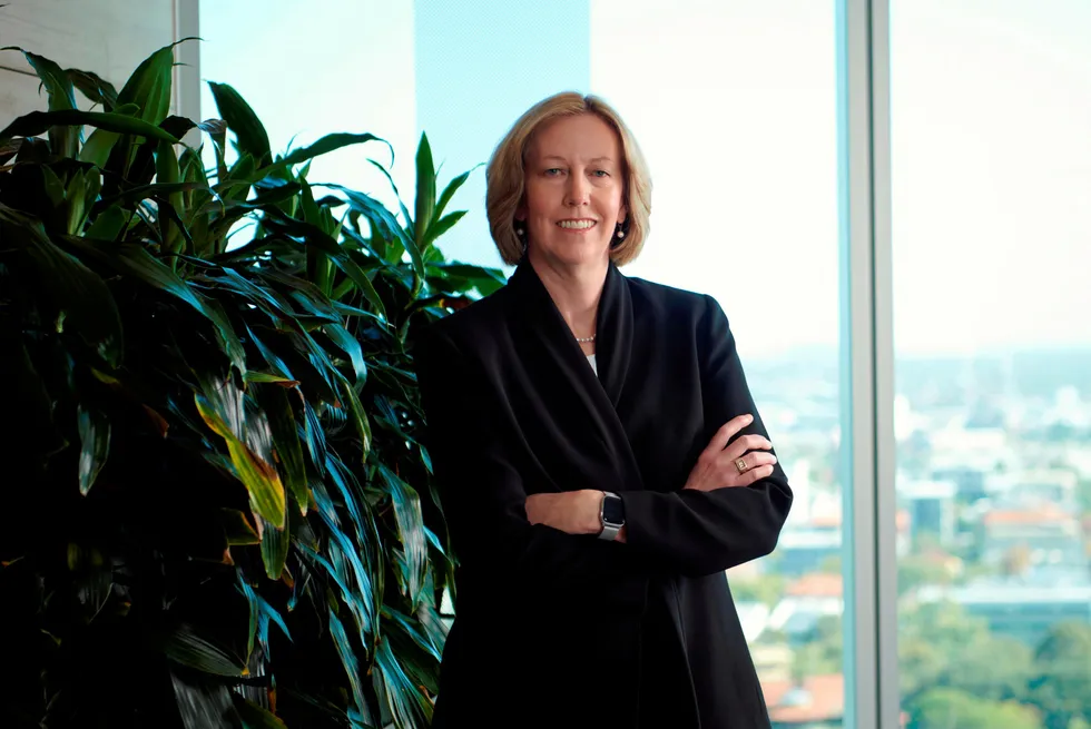 "Outstanding result": Woodside Energy chief executive Meg O'Neill.