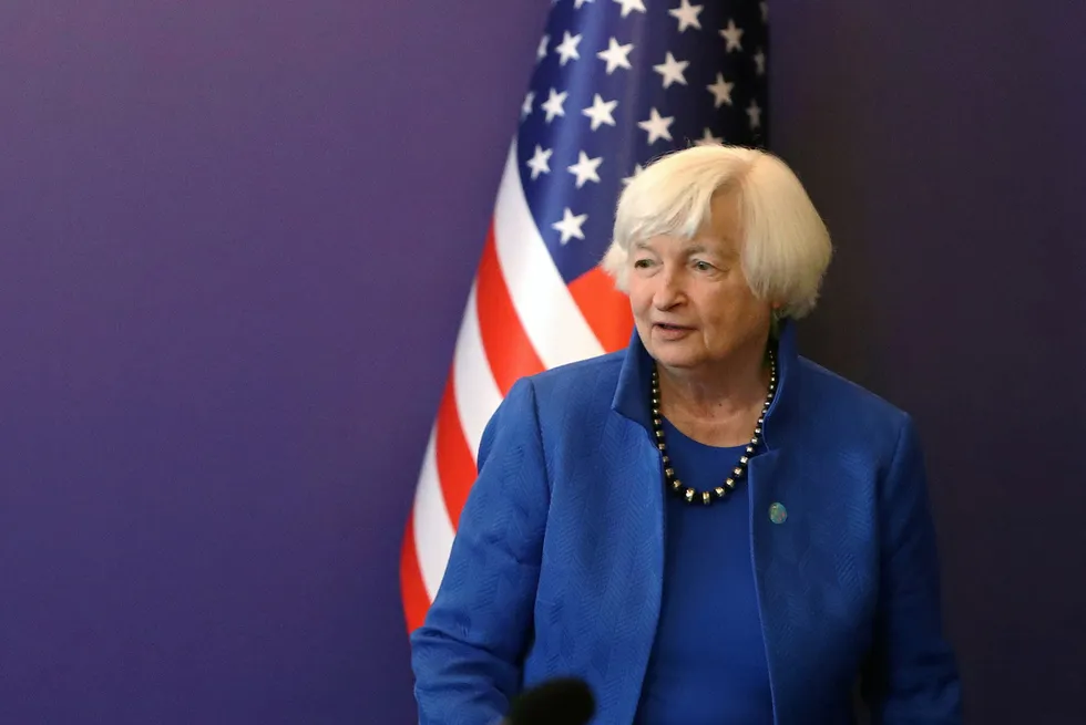 US Treasury Secretary Janet Yellen.