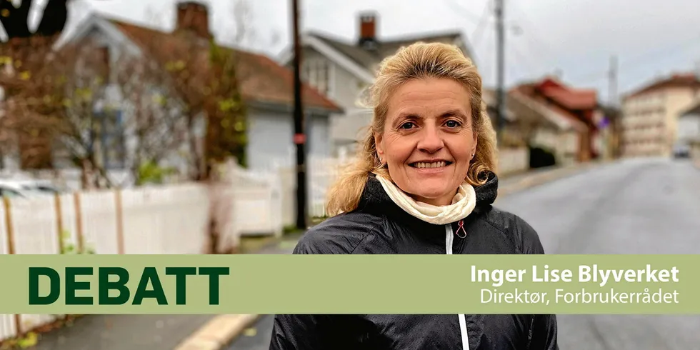 Forbrukerdirektør Inger Lise Blyverket liker ikke at Klarkraft boikotter strompris.no, og er kritisk til at Europower omtalte boikotten som positiv.