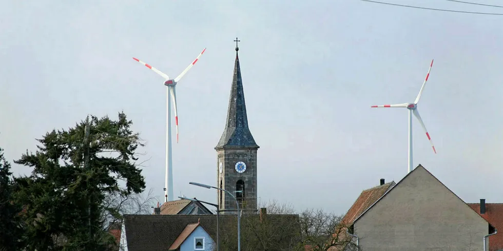 wind turbines in Germany