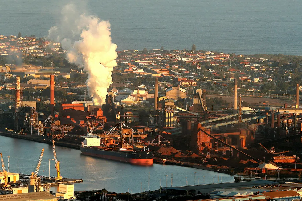 Import site: Port Kembla in New South Wales