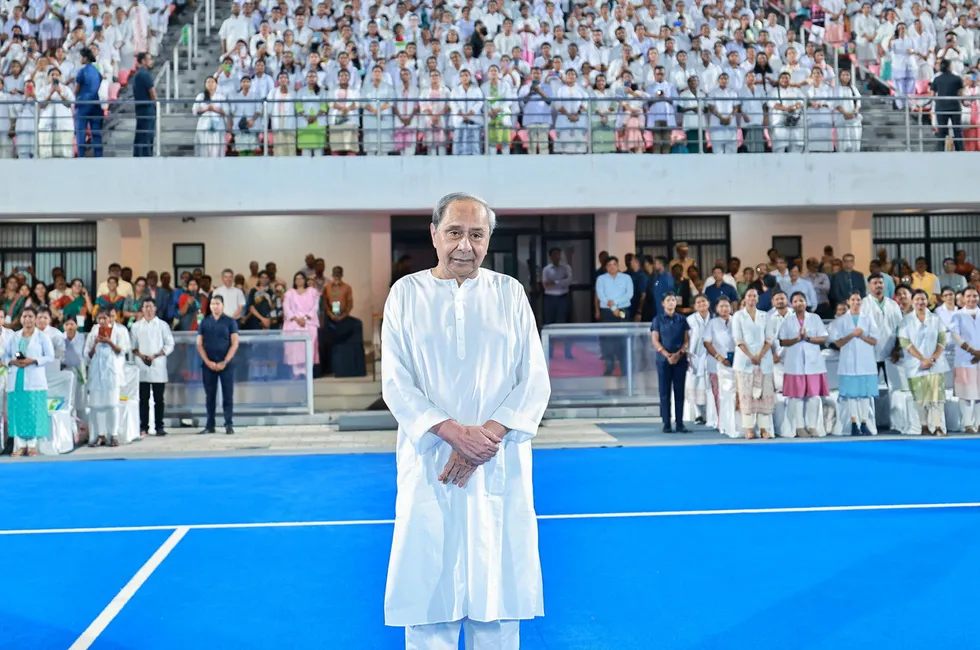 Chief minister of Odisha, Naveen Patnaik.