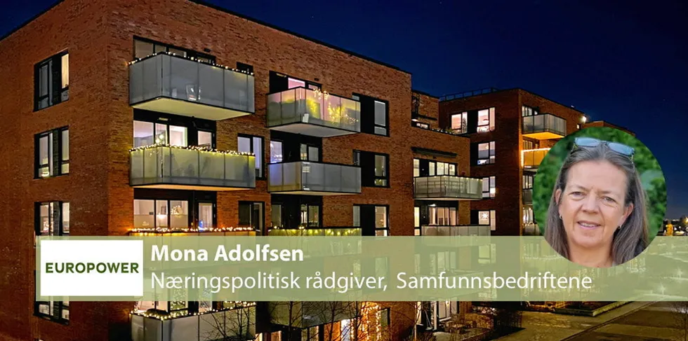Beboerne i alle disse leilighetene skal ha strømstøtte. – Det er et paradoks at nettselskapene er bedt om å håndtere en ordning som de i utgangspunktet verken skulle, burde eller faktisk hadde lov til å blande seg i, skriver kronikkforfatter Mona Adolfsen.