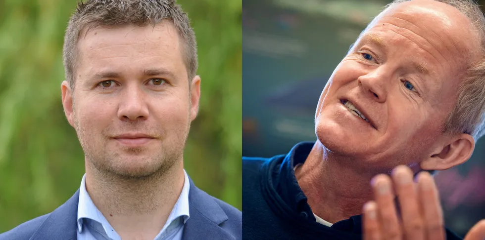 Både Geir Pollestad (Sp) og Lars Haltbrekken (SV) har vært svært kritiske til kraftbransjens disponering av vannreservene i sommer.
