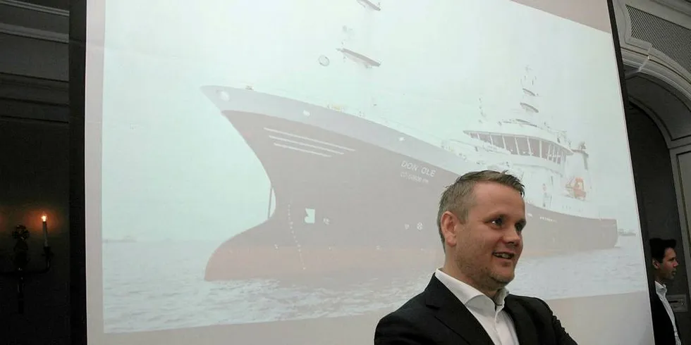 ØKER: Konsernsjef Arne Møgster i Austevoll SeafoodFoto: (Foto: Jogvan H. Gardar)