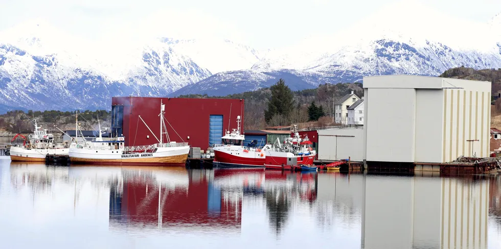 Blokken-verftet i Vesterålen slik det ser ut våren 2021.