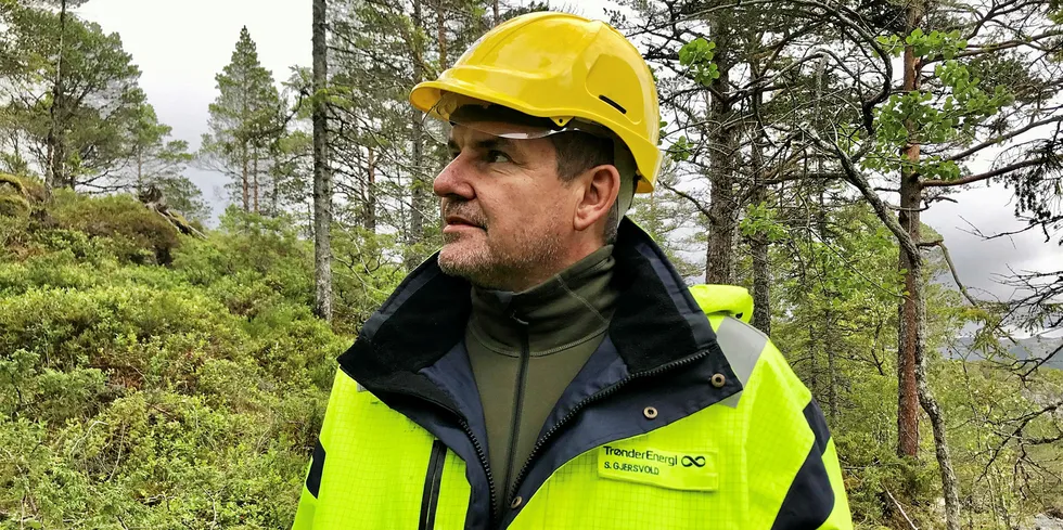 Konsernsjef i TrønderEnergi, Ståle Gjersvold, er fornøyd med den delen av resultatet selskapet kan påvirke.