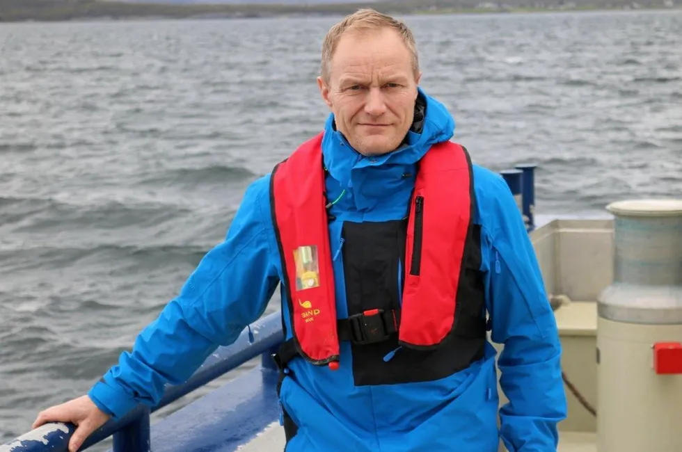 Geir Wenberg er én av eierne i familieselskapet Wenberg Fiskeoppdrett.