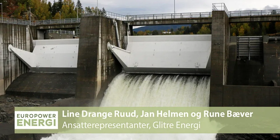 I denne kronikken skriver ansatterepresentantene Line Drange Ruud, Jan Helmen og Rune Bæver i Glitre Energi om fusjonsplanene med Agder Energi.