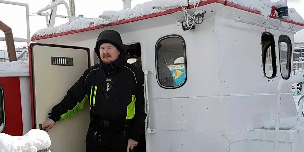 STÅR PÅ: Å etablere seg som sjarkfisker byr på utfordringer, konstaterer Stryn-fisker Sigve Bø.Foto: Jon Eirik Olsen