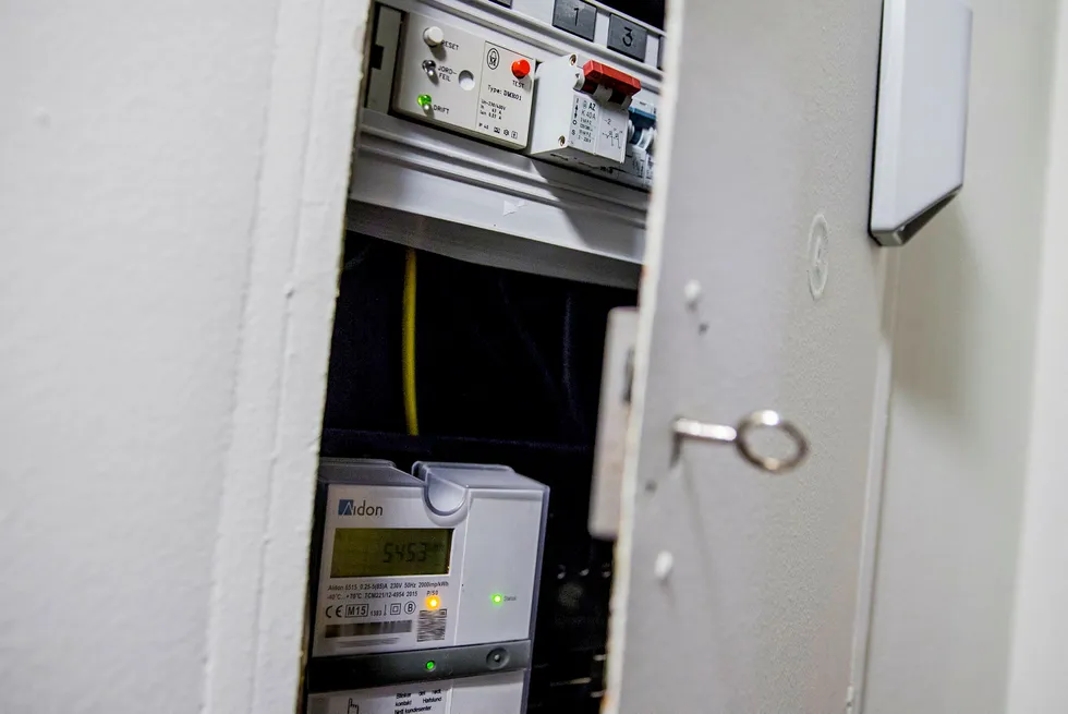 I løpet av året som kommer skal alle husstander ha fått installert automatiske strømmålere. Foto: Stian Lysberg Solum / NTB scanpix