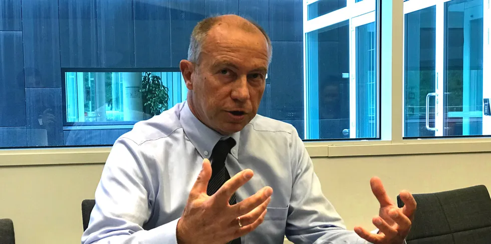 Statkraft-sjef Christian Rynning-Tønnesen kan vise til en helomvending i resultatet fra i fjor. Etter ni måneder er overskuddet etter skatt på over 12 milliarder kroner.