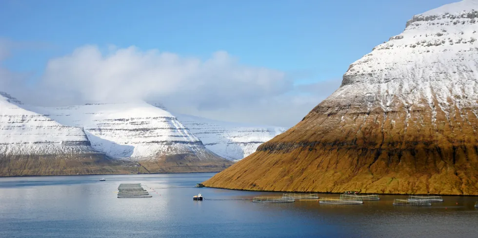 Bakkafrostlokaliteten Kunoyarnes.