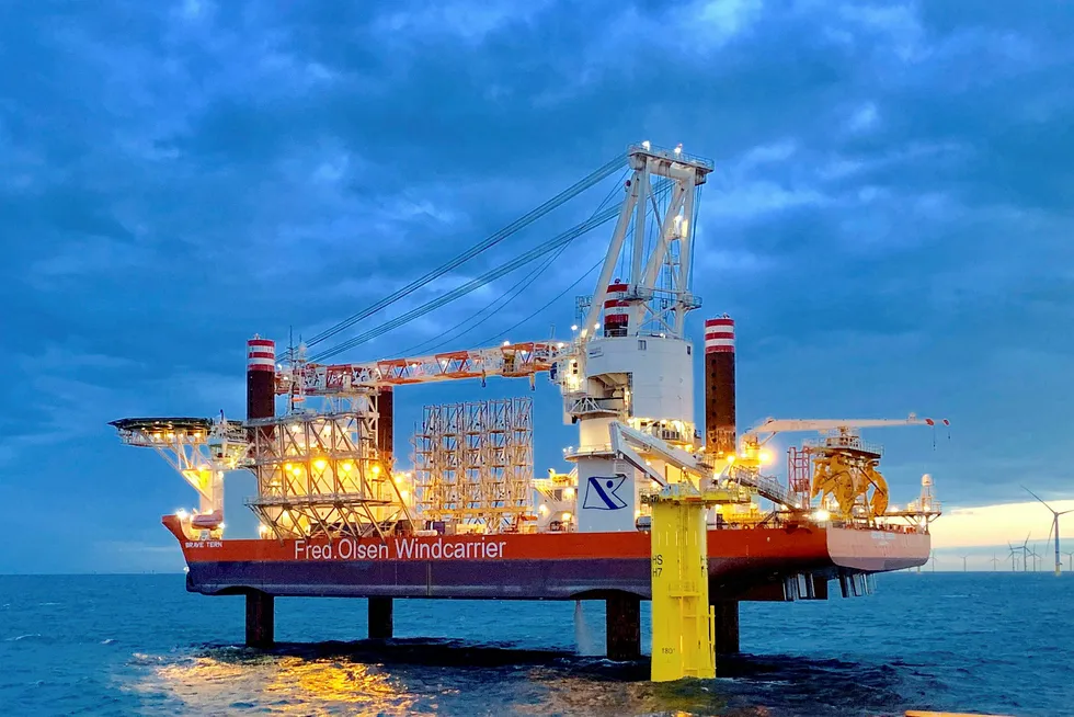 Fred. Olsen Windcarrier satser på havvind over hele verden. De har nå sikret seg kontrakt i Taiwan.