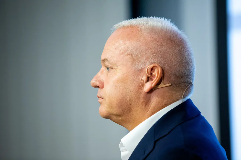 Equinor-sjef Anders Opedal fikk et varsel rettet mot seg etter at Equinor inngikk et forlik med Aker Solutions.