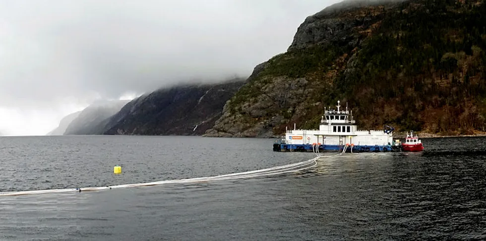 SinkabergHansens lokalitet Oksbåsen i Bindal kommune i Nordland. Pressefoto