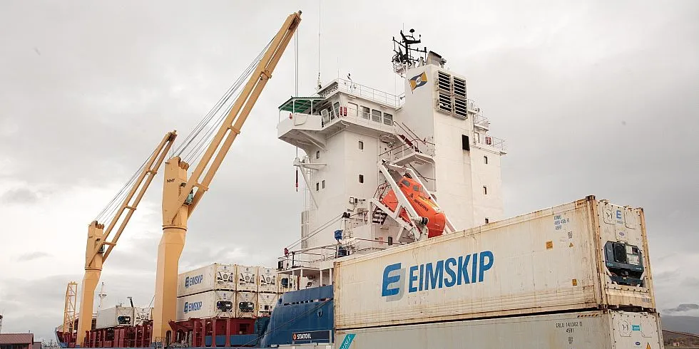 Eimskip-CTG, Sortland. Arkivfoto: Håkon Iversen