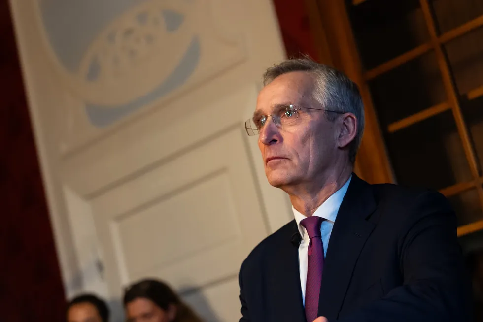 Finansminister Jens Stoltenberg (Ap)