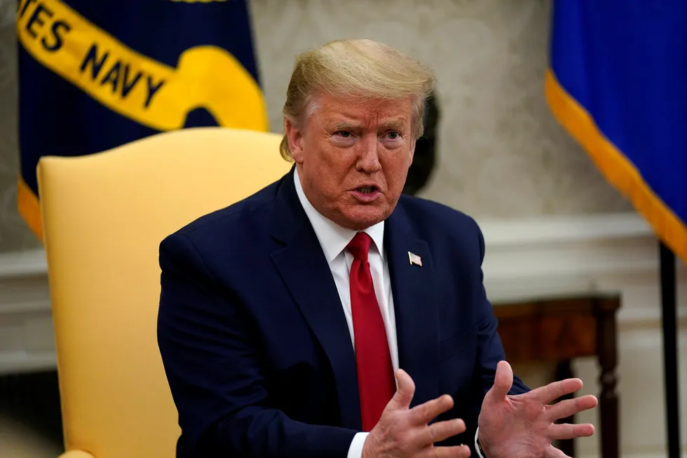 Amerikansk Høyesterett tar nå stilling til president Donald Trumps krav om å få hemmeligholde skattemeldingene.