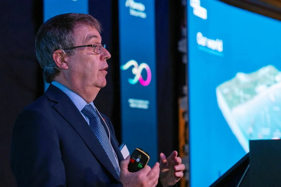 Subsea7 chief executive, John Evans.