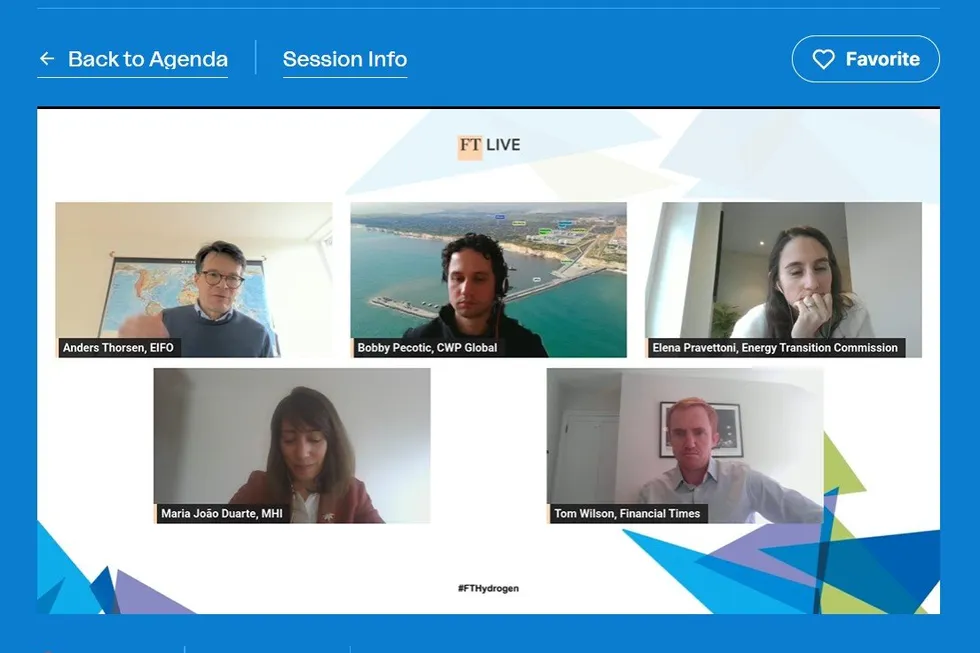 Footage from the FT's Future of Hydrogen Demand webinar