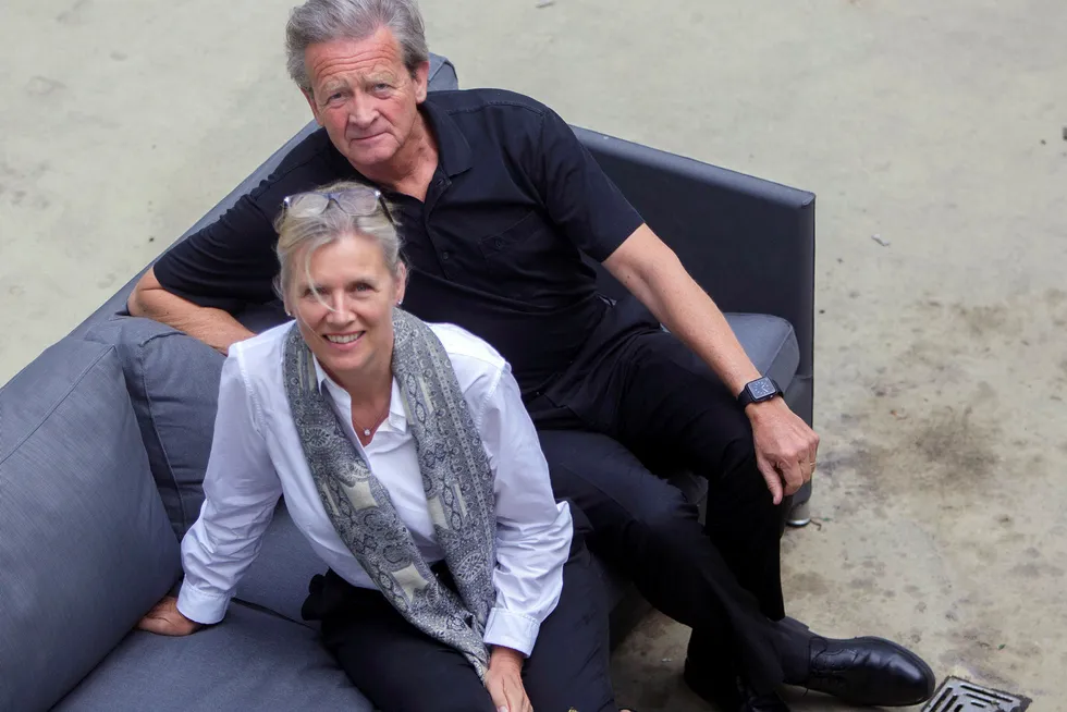 Margrethe Geelmuyden, partner og seniorrådgiver, og Hans Geelmuyden, eier og sjef, i Geelmuyden Kiese.