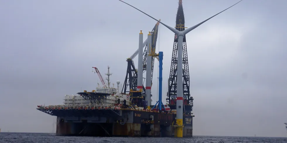 First installation of turbine using floating method at Arcadis Ost 1 project