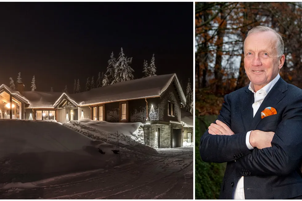 Ifølge megleren har det allerede vært stor pågang rundt hytta til 27 millioner kroner på Hafjelltoppen. Den er oppført av eiendomsinvestor Lars Windfeldt (til høyre).