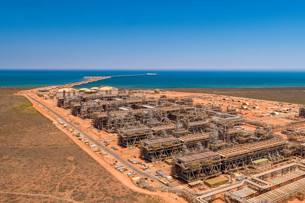 Gorgon: the LNG plant on Barrow Island