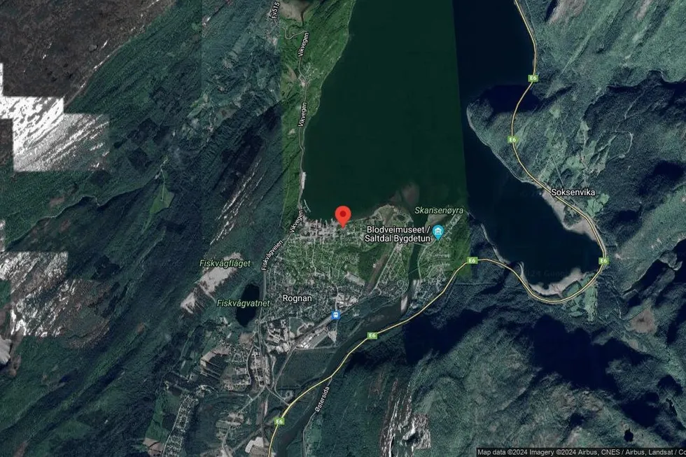 Området rundt Sandbakkveien 8G, Saltdal, Nordland