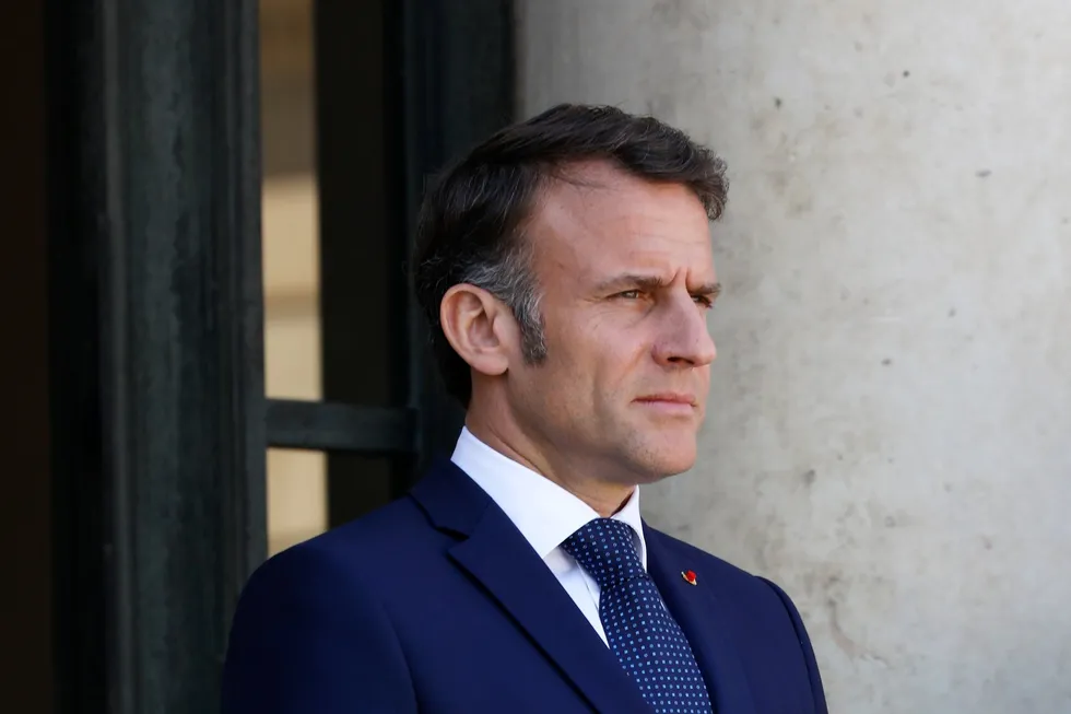 French president Emmanuel Macron