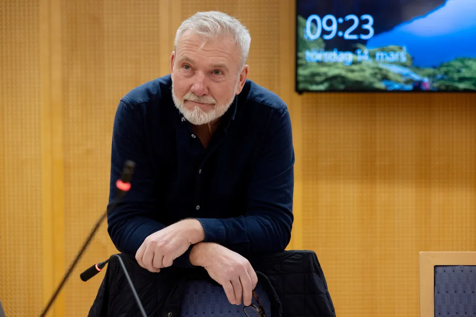 Home & Cottage-sjef og gründer Øivind Tidemandsen. Her fra et fordringshavermøte i fjor da selskapet var under rekonstruksjon.