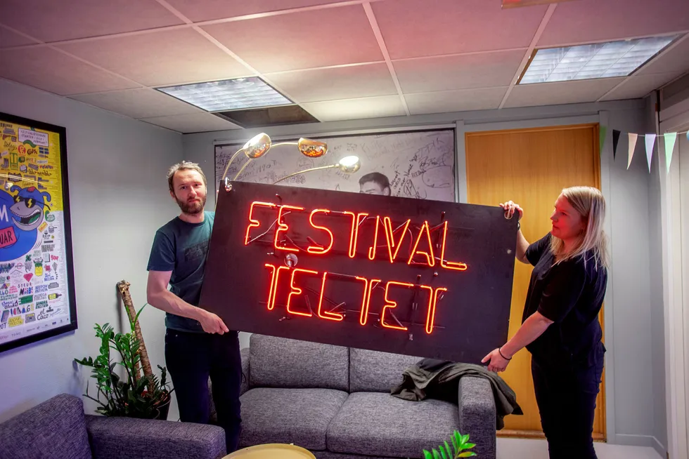 Bylarms programsjef Joakim Haugland og daglig leder Mina Evenrud skal ha 50/50-fordeling mellom menn og kvinner innen 2022, helst allerede neste år.
