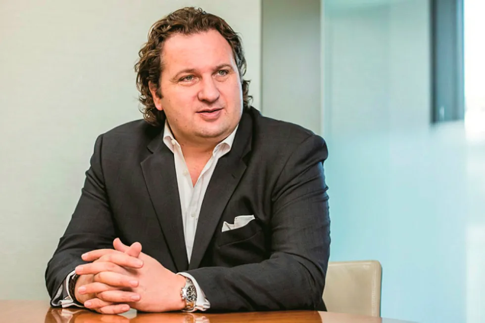 Clarksons chief executive i London, Andi Case.