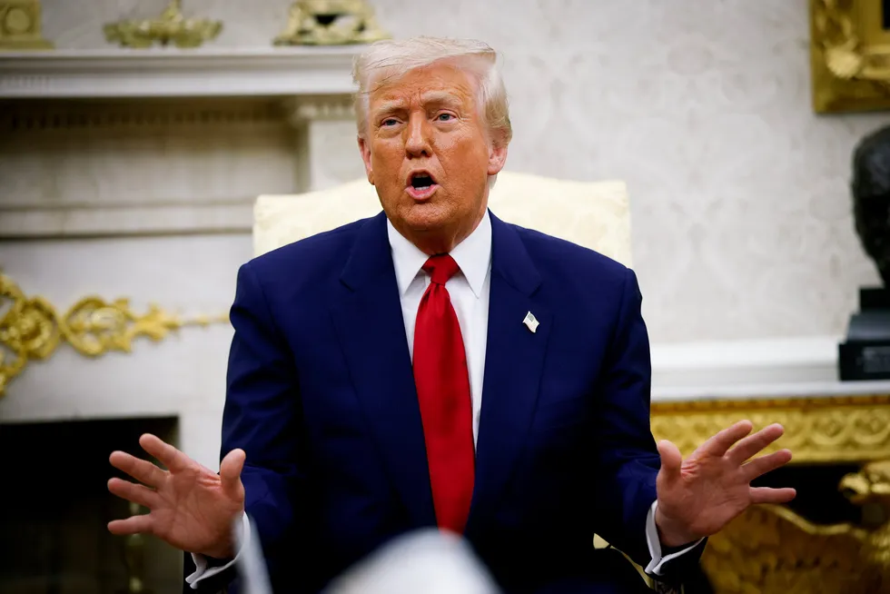 US President Donald Trump