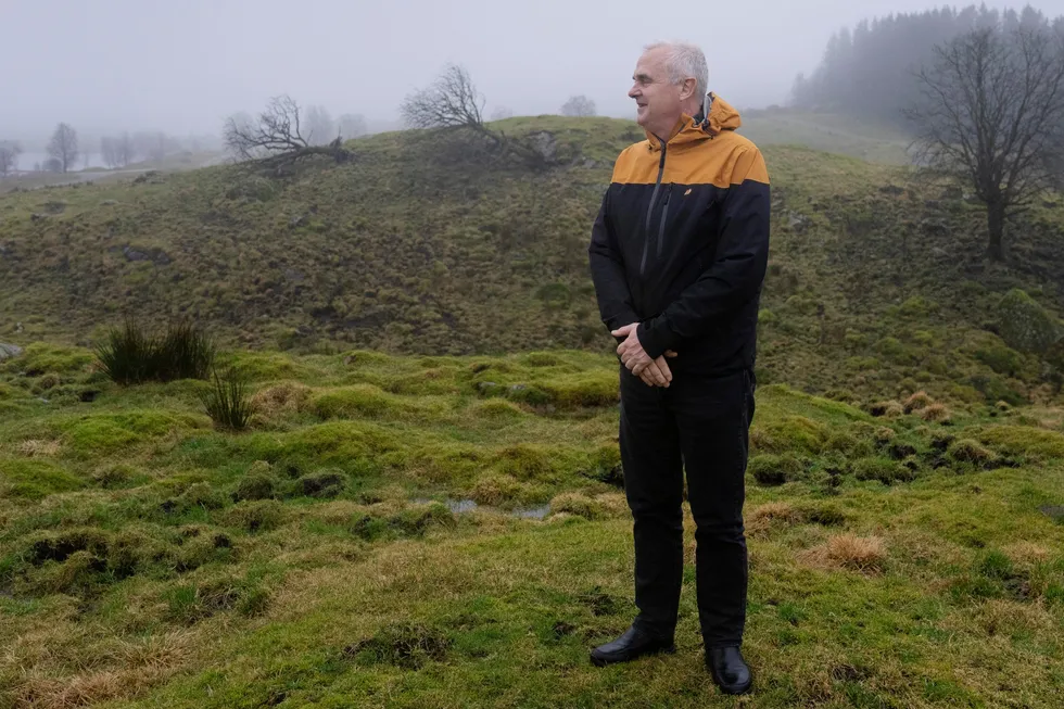 Det er i dette området utenfor Egersund som Norge Mineraler og selskapets pressetalsmann Erik Joa planlegger Norges største gruveprosjekt.